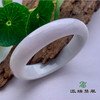 派瑞翡翠 翡翠手镯 糯种 白色 商品缩略图0
