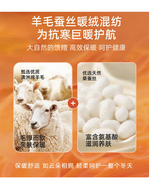 M1LI臣禾	【米白加绒云朵智慧裤】 松紧腰直筒休闲裤	JZ254060193 商品图5