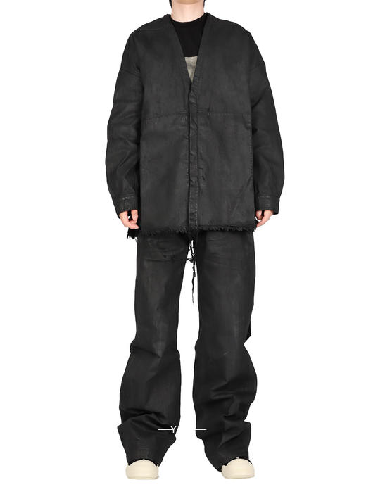 Rick Owens Drkshdw | 磨损边棉外套 商品图1