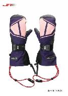 25/26JR嘉锐森色动系列内护掌防护连指滑雪手套拉链PRO款 商品图0