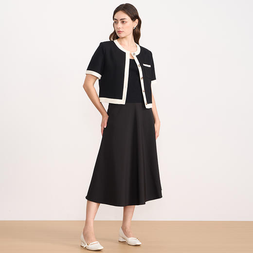 EITIE爱特爱春季新款时尚百搭短款外套女7703406 商品图8