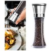 【2个装】出口品质 胡椒研磨器 高级拉丝不锈钢 加厚玻璃瓶 多功能手动研磨器 商品缩略图1
