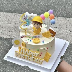 【小黄帽妹妹】可爱小女孩儿童蛋糕