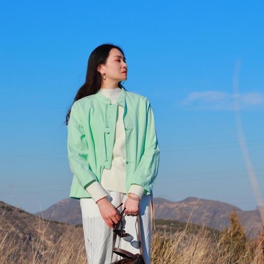 【抖音专属】中式流苏盘扣上衣（24710278-天缥） 商品图4