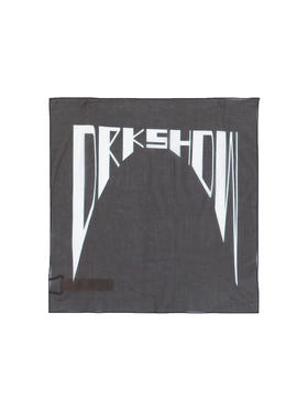 Rick Owens Drkshdw | 深灰珍珠色棉质头巾