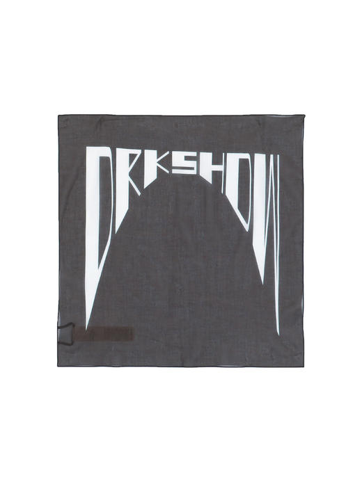 Rick Owens Drkshdw | 深灰珍珠色棉质头巾 商品图0