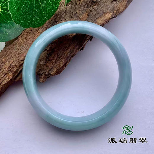 派瑞翡翠 翡翠手镯 糯种 绿色 商品图2