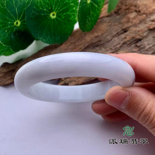 派瑞翡翠 翡翠手镯 糯种 浅紫色 商品图1