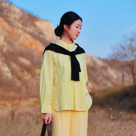 【抖音专属】新中式衬衣（25810207-金合花）