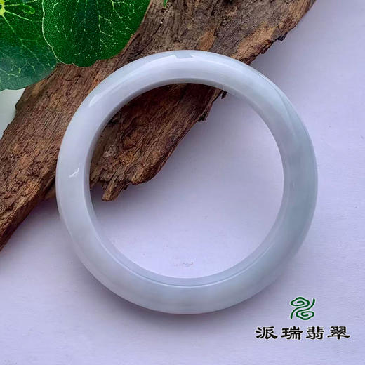 派瑞翡翠 翡翠手镯 糯种 浅紫色 商品图3