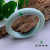 派瑞翡翠 翡翠手镯 糯种 浅绿色 商品缩略图0