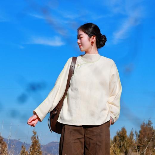 【抖音同款】新中式上衣（25810175-人间无数） 商品图3