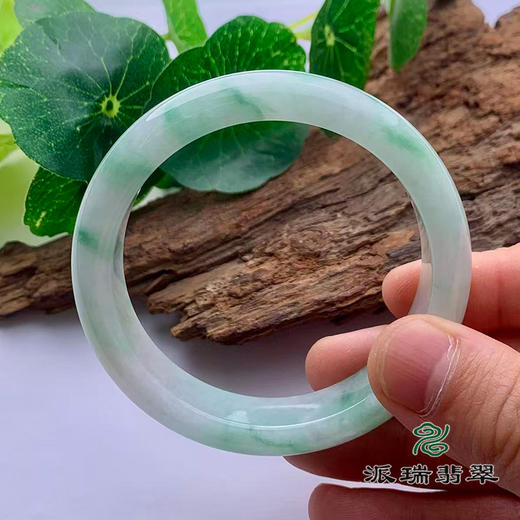 派瑞翡翠 翡翠手镯 糯种 绿色 商品图1