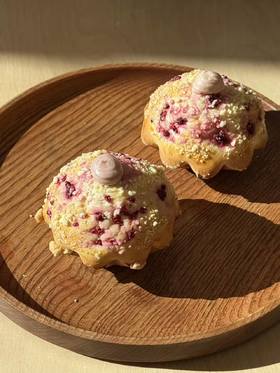 树莓乳酪布里欧（单个）