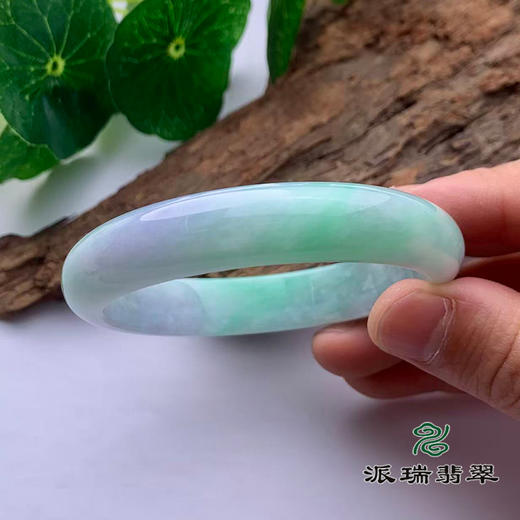 派瑞翡翠 翡翠手镯 糯种 绿色 商品图2