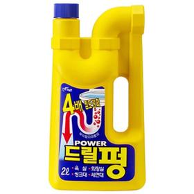碧珍钻杆排水管疏通剂2L피죤 드릴펑 배수관 세정제