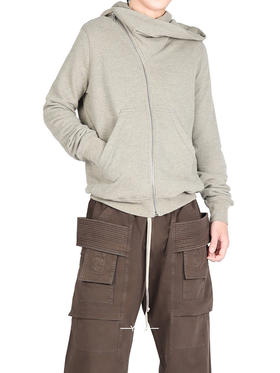 Rick Owens Drkshdw | CONCORDIANS MOUNTAIN 混灰色 FELPA 针织连帽衫