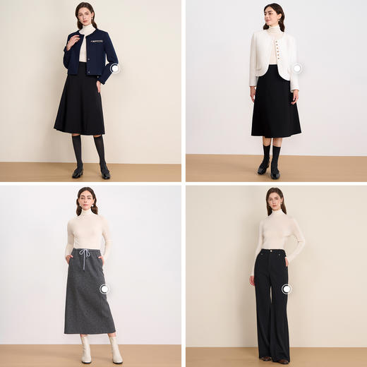 同款下架-【精纺羊毛针织衫】EITIE爱特爱舒适修身高领打底秋季新新款C2501812 商品图1