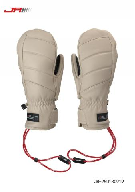 25/26JR嘉锐森歆动系列内护掌防护连指滑雪手套真皮款