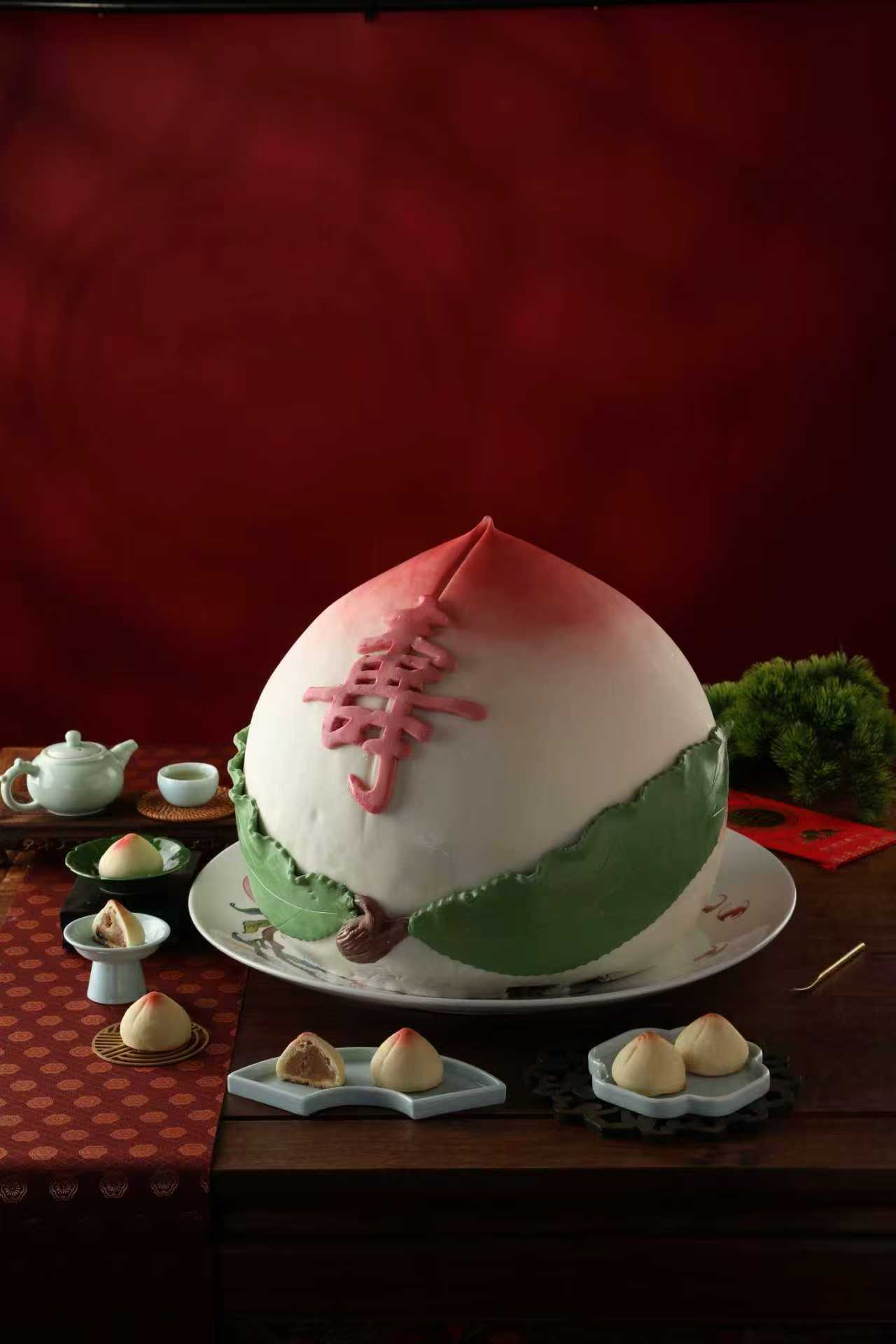 御茶膳房大寿桃礼盒老人生日祝寿帝王桃（正）桃传统糕点点心过寿礼品