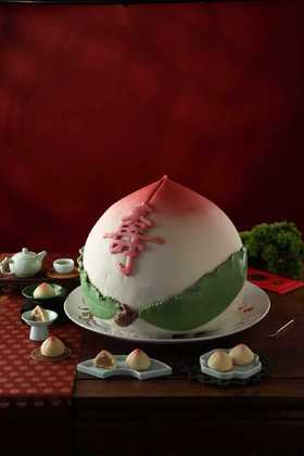 御茶膳房大寿桃礼盒老人生日祝寿帝王桃（正）桃传统糕点点心过寿礼品