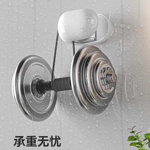 期待与你 侧夹壁挂拖把架 小物品收纳夹 灰色 商品图4