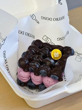 32颗手工蓝莓干噎酸奶巧克力大板