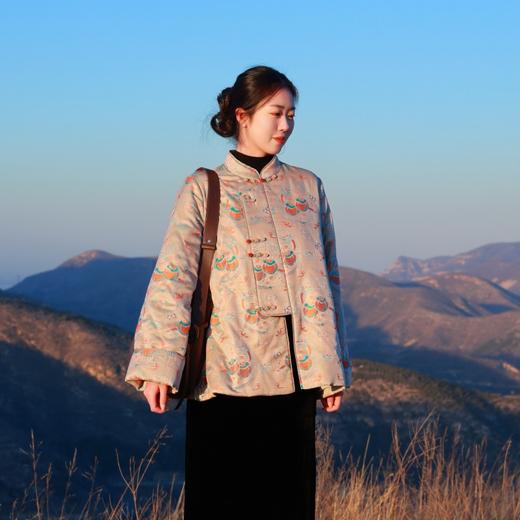 【2026东衣作】新中式棉服（25802257柿柿如意-高定款） 商品图0