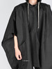 Rick Owens Drkshdw | 黑色尼龙帆布康科迪安斗篷 商品缩略图7