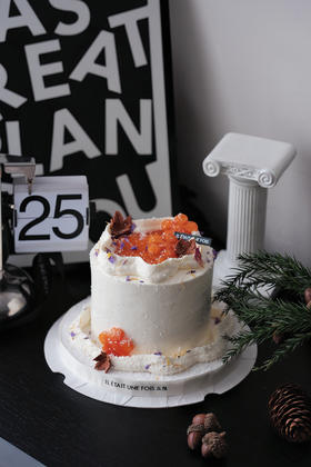 火晶流心柿子口味蛋糕