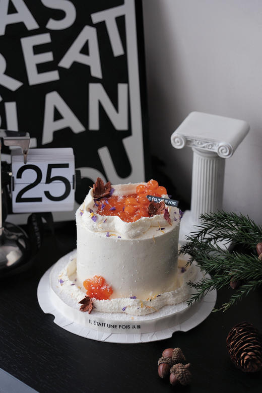 火晶流心柿子口味蛋糕 商品图0