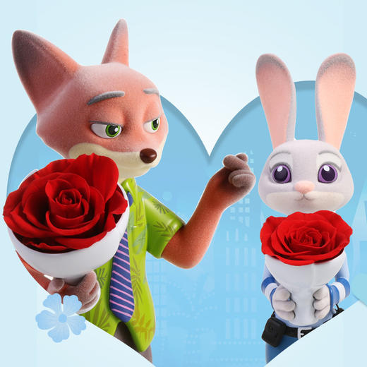 VBEINGS花语 朱迪尼克告白花束永生花礼盒摆件生日礼物 商品图4