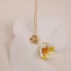 在途4周到｜Agapee-Narci-金色 水仙花 缎面 吊坠 项链［法国设计师］ 商品缩略图6