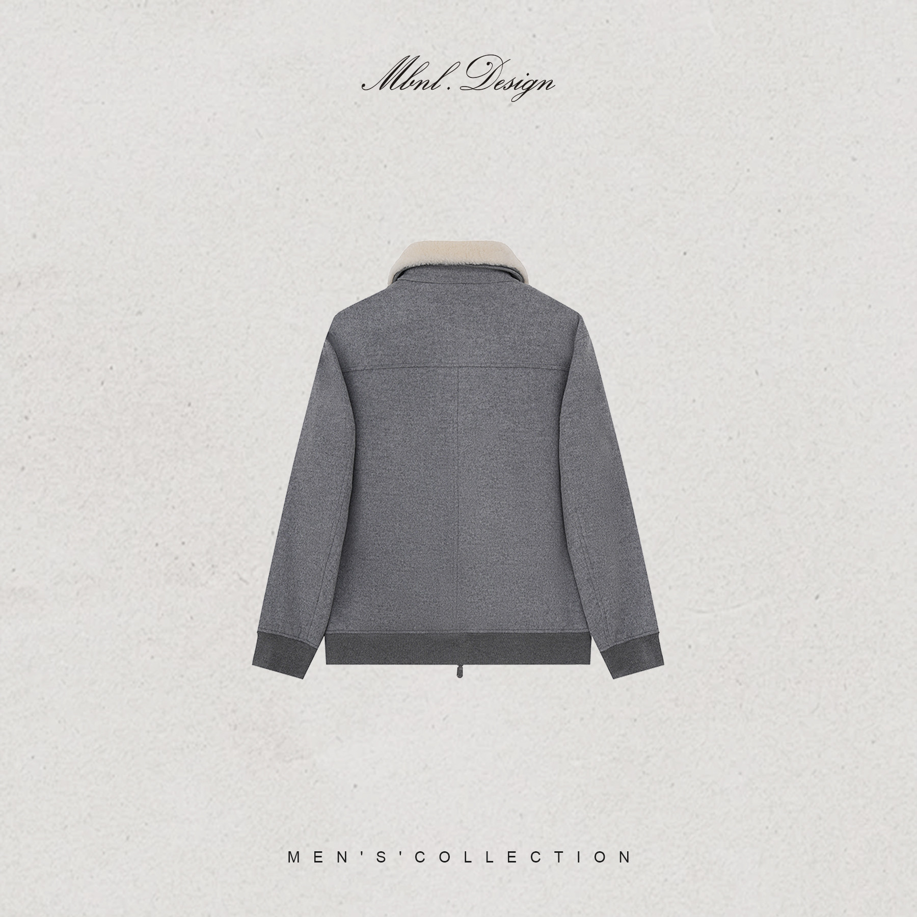 「BC.Shearling」秦磊男装绵羊毛定织梭织夹克LL-WWT0053 N11商品图2