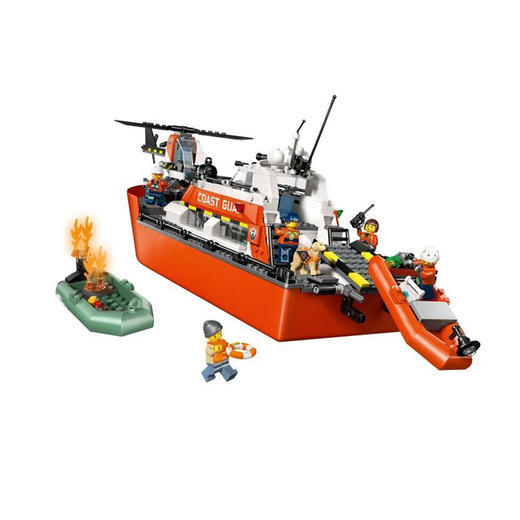乐高LEGO 海岸警卫队救援船和直升机LEGC60504 商品图3