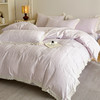 自然醒长绒棉立体提花花边款四件套-星糖物语HS 商品缩略图2