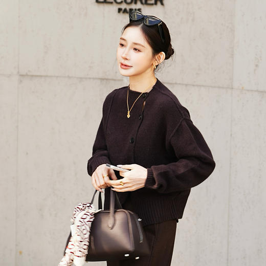 【特价不退换】【预售7天】良木礼绵羊毛开衫（D251102757F） 商品图7