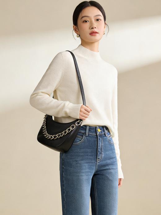 【彩虹毛衫2.0】 臣禾半高领针织衫JZ243090175 商品图9