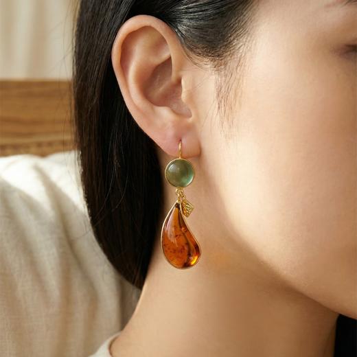 北京仓｜Loulou de la Falaise-LARMES-绿野仙踪 双色 耳环［法国设计师］ 商品图1