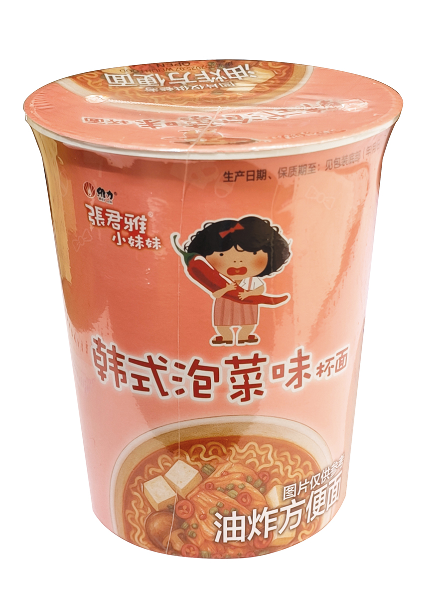 62g张君雅韩式泡菜味杯面