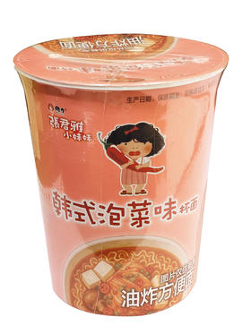 62g张君雅韩式泡菜味杯面