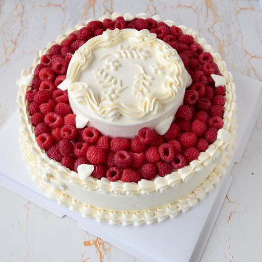 「双层定制」覆盆子奶油蛋糕 商品图2