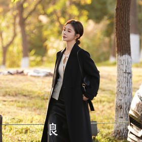 【特价不退换】【部分现货】良木礼羊绒大衣（腰带）（D2582101）