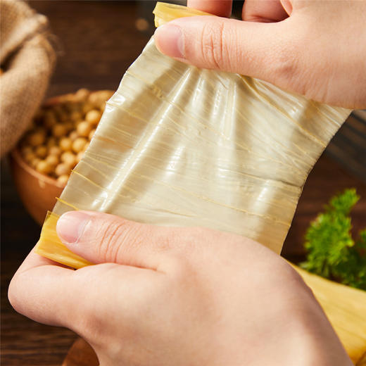 【冷冻食品】房县鲜豆油筋无需泡发鲜腐竹 200g/袋（3袋十堰主城区包邮，5袋全国包邮，部分地区除外） 商品图4