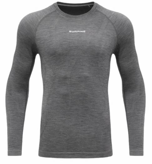 25/26SURPINE全场景零压羊毛功能衣灰 商品图0