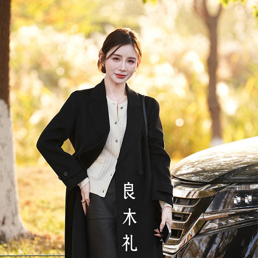 【特价不退换】【部分现货】良木礼羊绒大衣（腰带）（D2582101） 商品图4