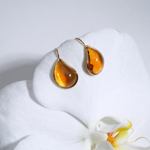 北京仓｜Loulou de la Falaise-AMBRE-琥珀金 耳环［法国设计师］ 商品图0