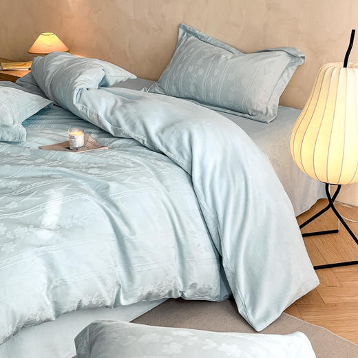 【换季出清】自然醒60支A版全棉加厚立体提花B版高克重牛奶绒四件套HS 商品图7