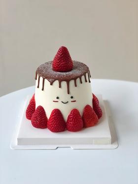 草莓小可爱戚风蛋糕