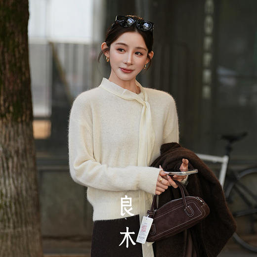 【特价不退换】【预售7天】良木礼绵羊毛上衣（D251102201F） 商品图3